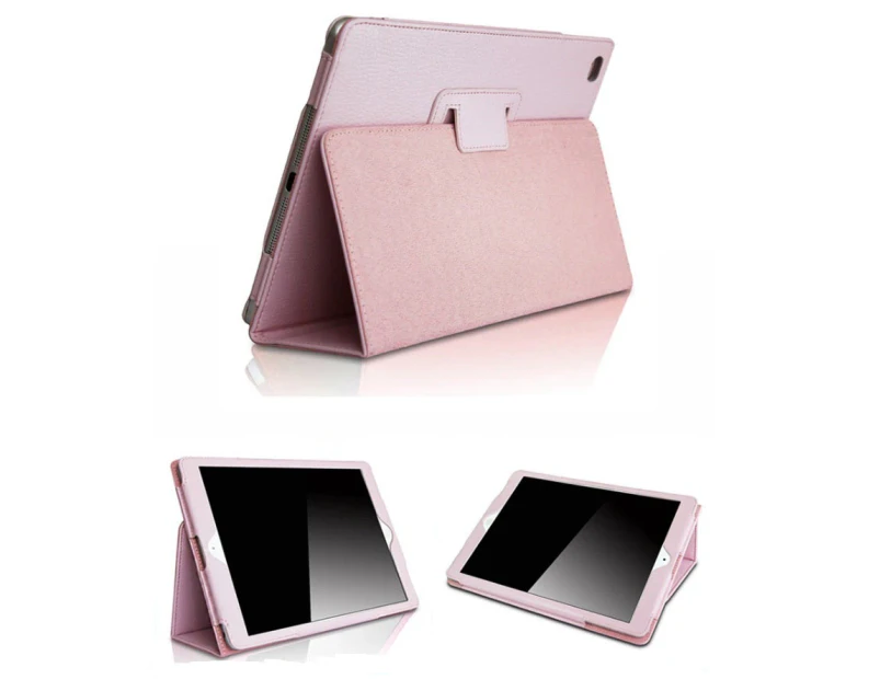 For Apple iPad 8th Gen Cover Smart Folio Leather Stand Case - Pink