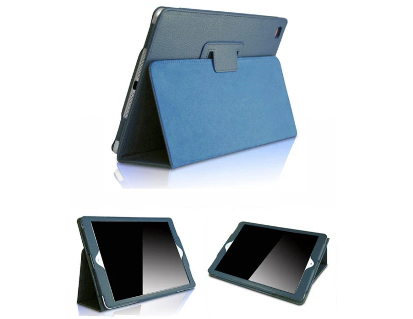 For Apple iPad 7th Gen Cover Smart Folio Leather Stand Case - Dark Blue