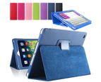 For Apple iPad 8th Gen Cover Smart Folio Leather Stand Case - Purple