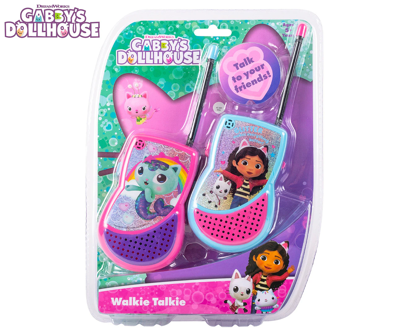 Gabby's Dollhouse Walkie Talkie Pack