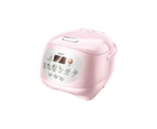 Kylin Electric No Coating Non-stick Healthy Ceramic Rice Cooker in 6 Cups 3L - Pink