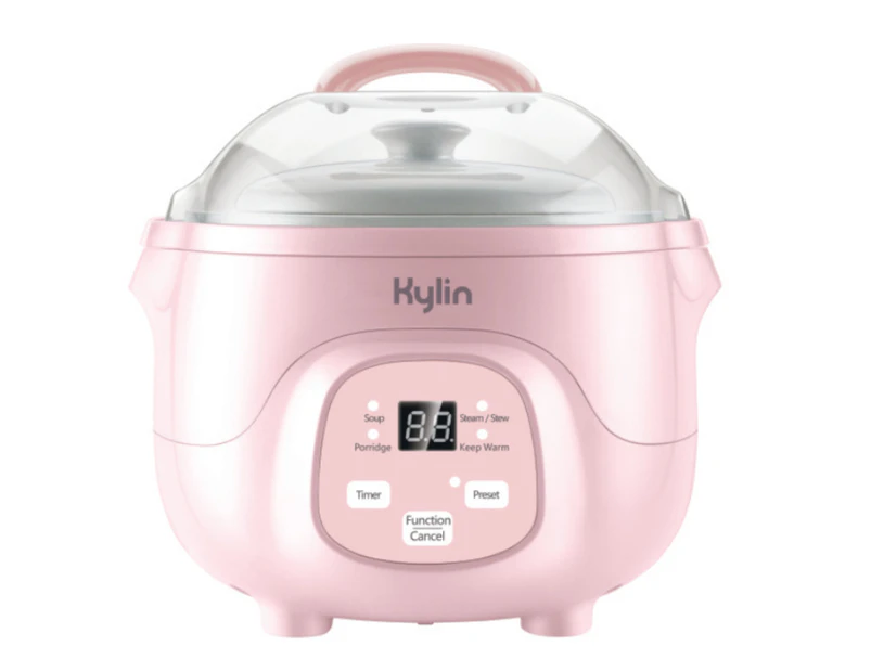 Kylin Electric Multi-Stew Slow Cooker 0.7L AU-K1007 - Pink