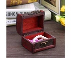 Antique Lotus Narcissus Jewelry Earrings Bracelet Display Wooden Case Box Holder-2#