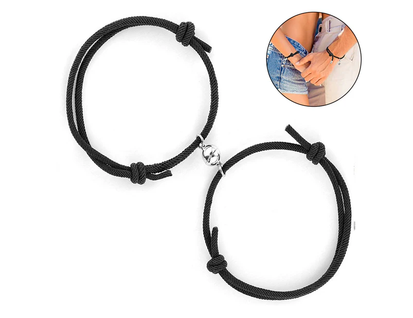 Couples Magnetic Bracelets for 2 Cute Gift for Couples - Etsy