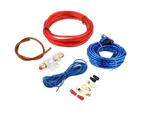 1500W 8GA Car Audio Subwoofer Amplifier AMP Wiring Fuse Holder Wire Cable Kit
