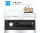 Universal 12V Auto Car Stereo 1 Din Bluetooth-compatible FM Radio Aux USB Audio MP3 Player