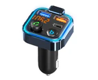BT23 FM Transmitter Deep Bass Five-way Key Design Intelligent Bluetooth-compatible 5.0 Car Music Player for Truck