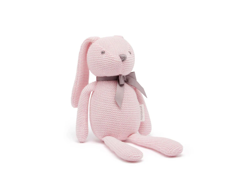 Knitted Bunny Toy Pink PINK