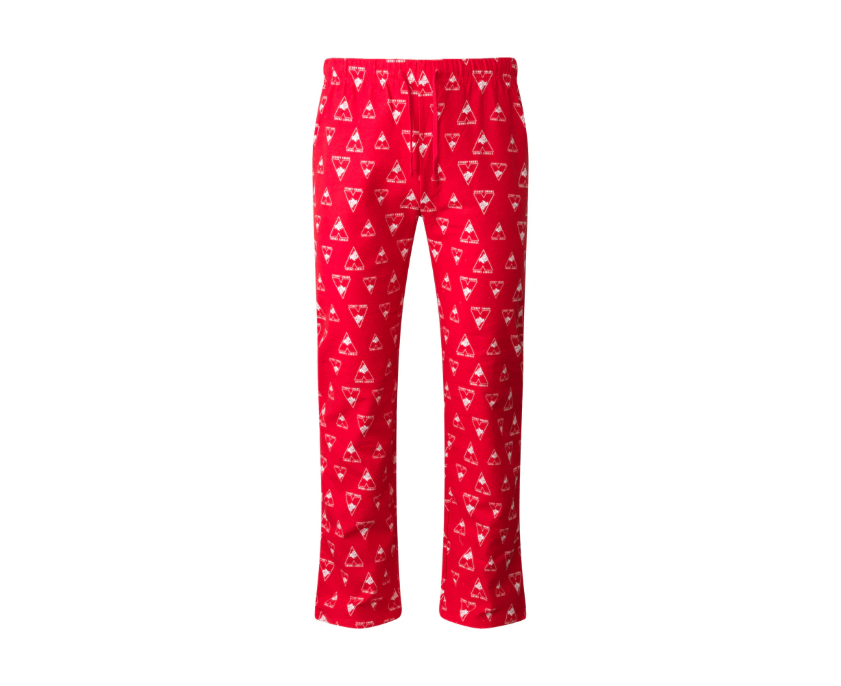 Sydney Swans Mens Flannelette Sleep Pants