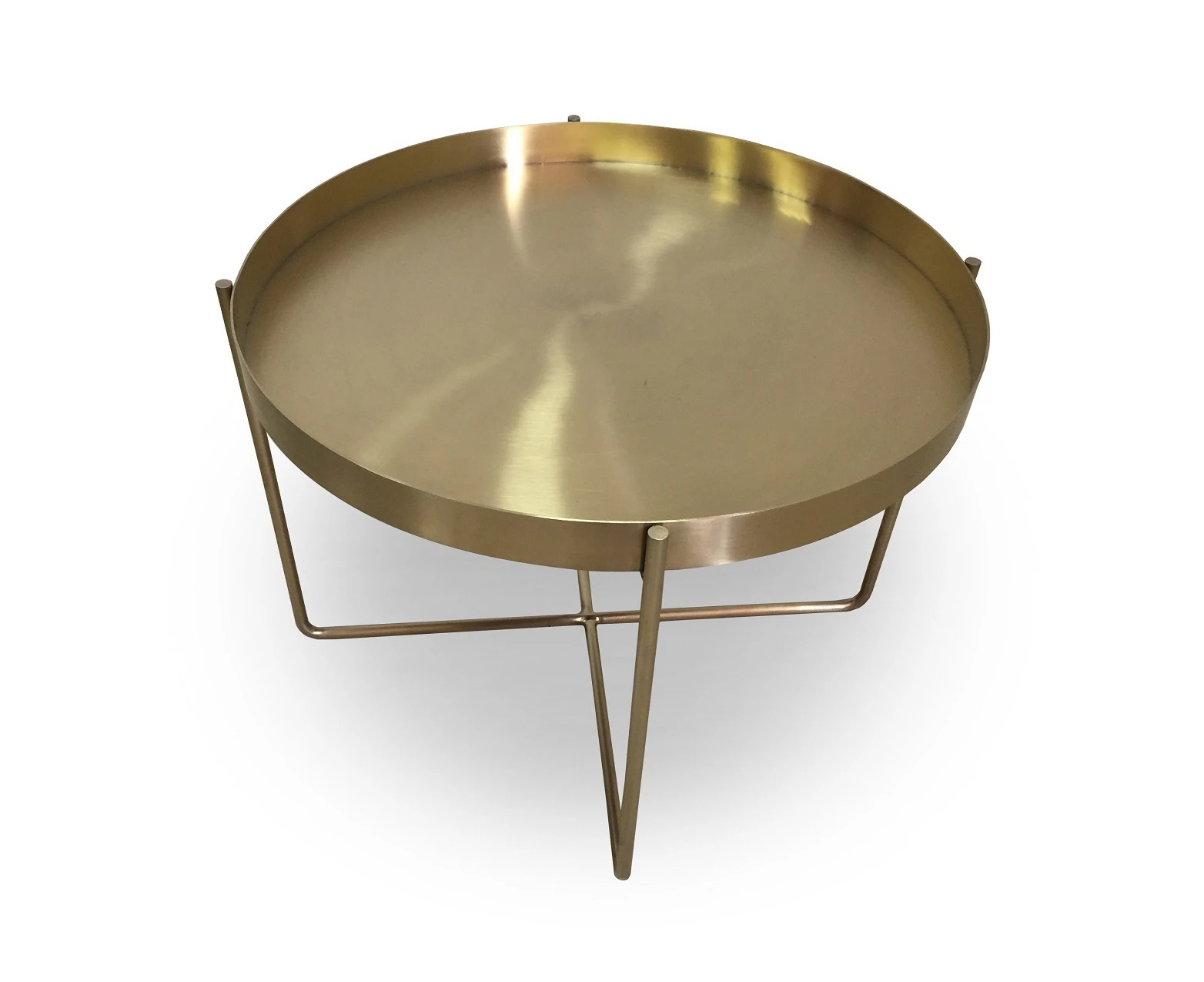 BELLA | BURNISHED GOLD COFFEE TABLE