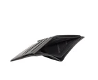 CIDE-Genuine Full Grain Premium Cowhide Leather Mens Wallet RFID Protected - Black