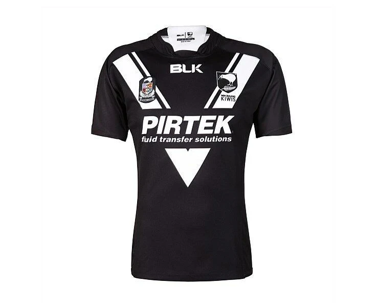 New Zealand Kiwis Rugby League BLK Home Jersey Adults, Ladies & Kids Sizes! 6