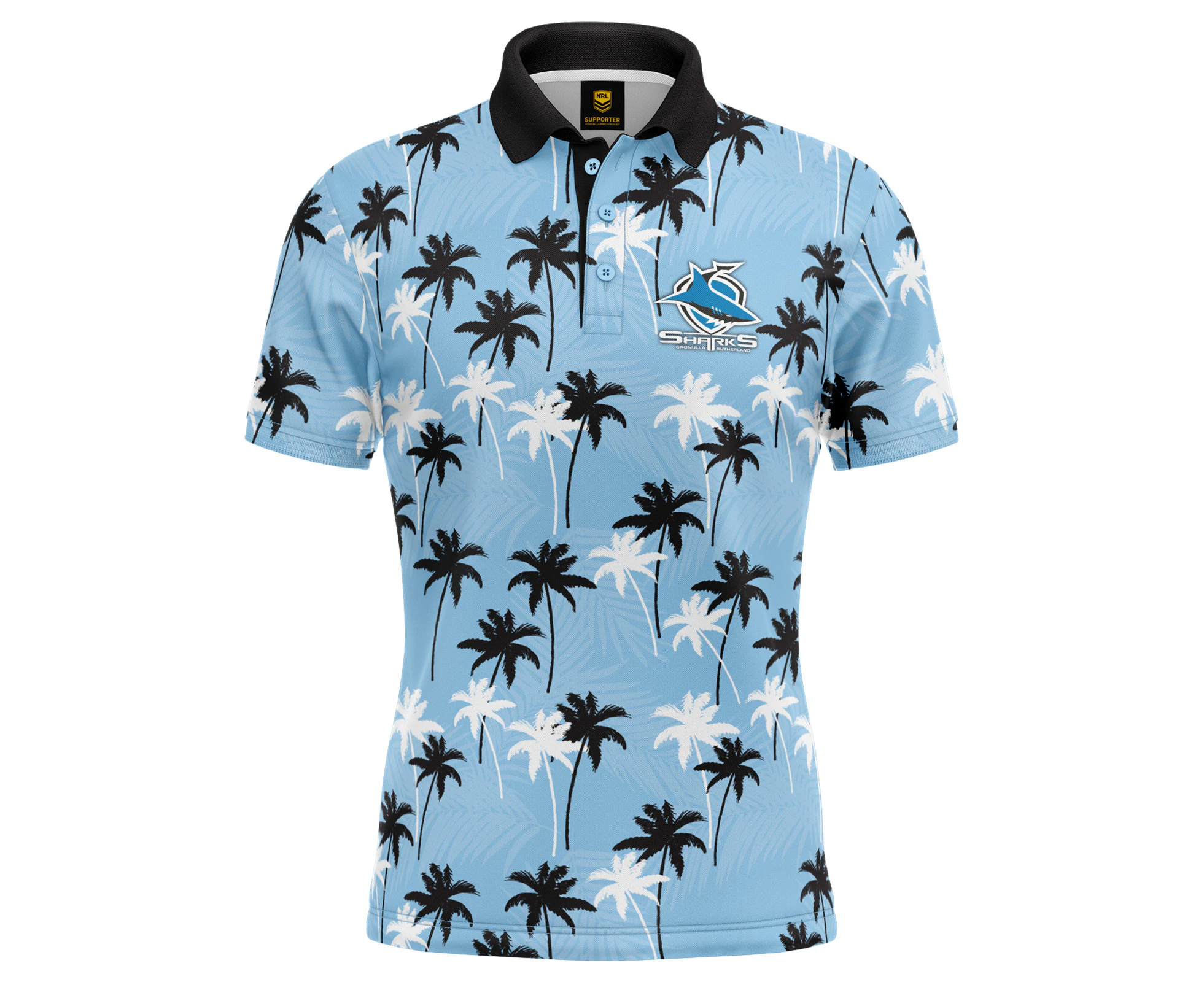 Cronulla Sharks NRL 'Par-Tee' Golf Polo T Shirt Sizes S-5XL!