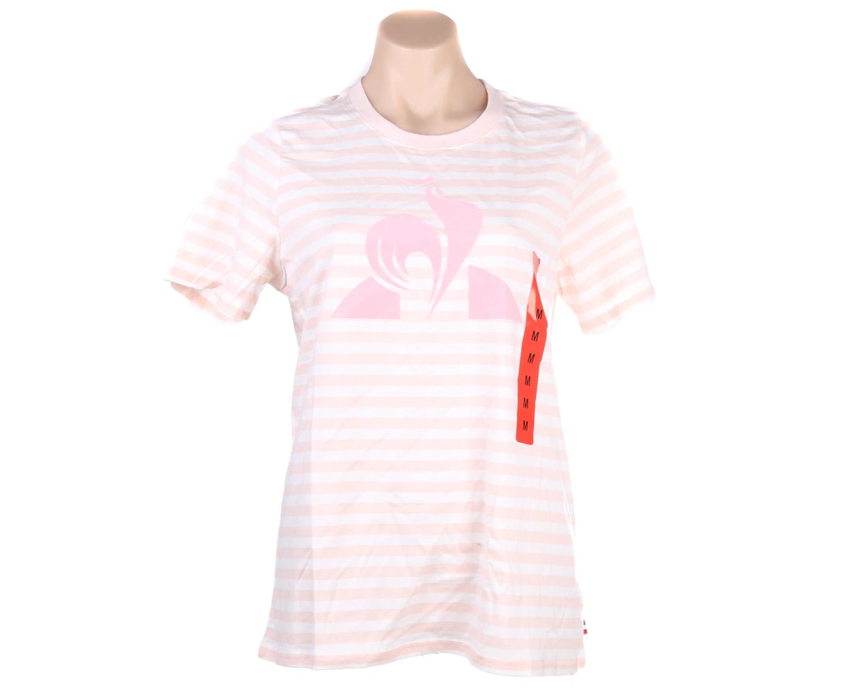 LE COQ SPORTIF Women's Chloe Tee | Pink Stripes