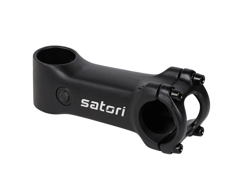 SATORI STEALTH 6 Bike Bicycle Stem +/- 7 Degree 3D Forged Alloy Road Mountain Bike Handlebar Stem 31.8mm ClampCompatible With 1-1/8 Fork Steerer Tube - 100mm