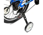 CyclingDeal Kids Children Mountain Bike Bicycle MTB with Detachable Training Wheels - 18 Speed 20" Wheels 12" Frame for 5-10 Years Old - Blue