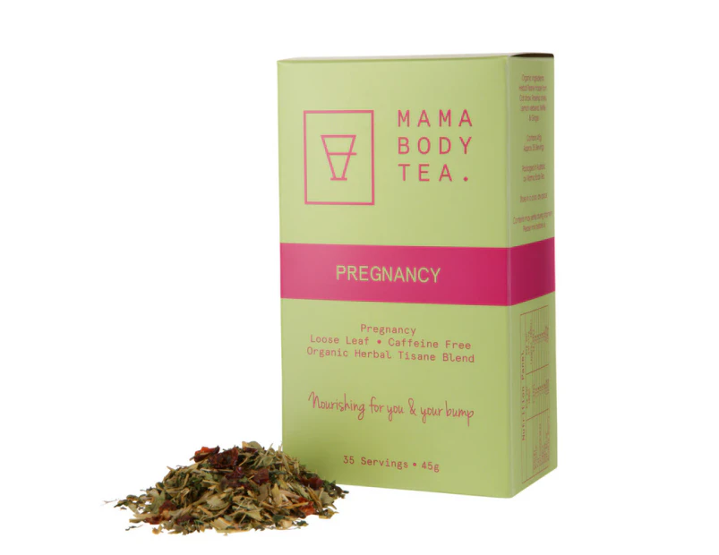 Mama Body Tea Loose Leaf Organic Herbal Caffeine Free Pregnancy Blend