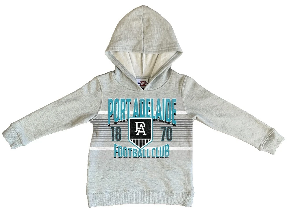 Port Adelaide Power AFL 2020 Kids Printed Hoody Hoodie Sizes 6-14! W20