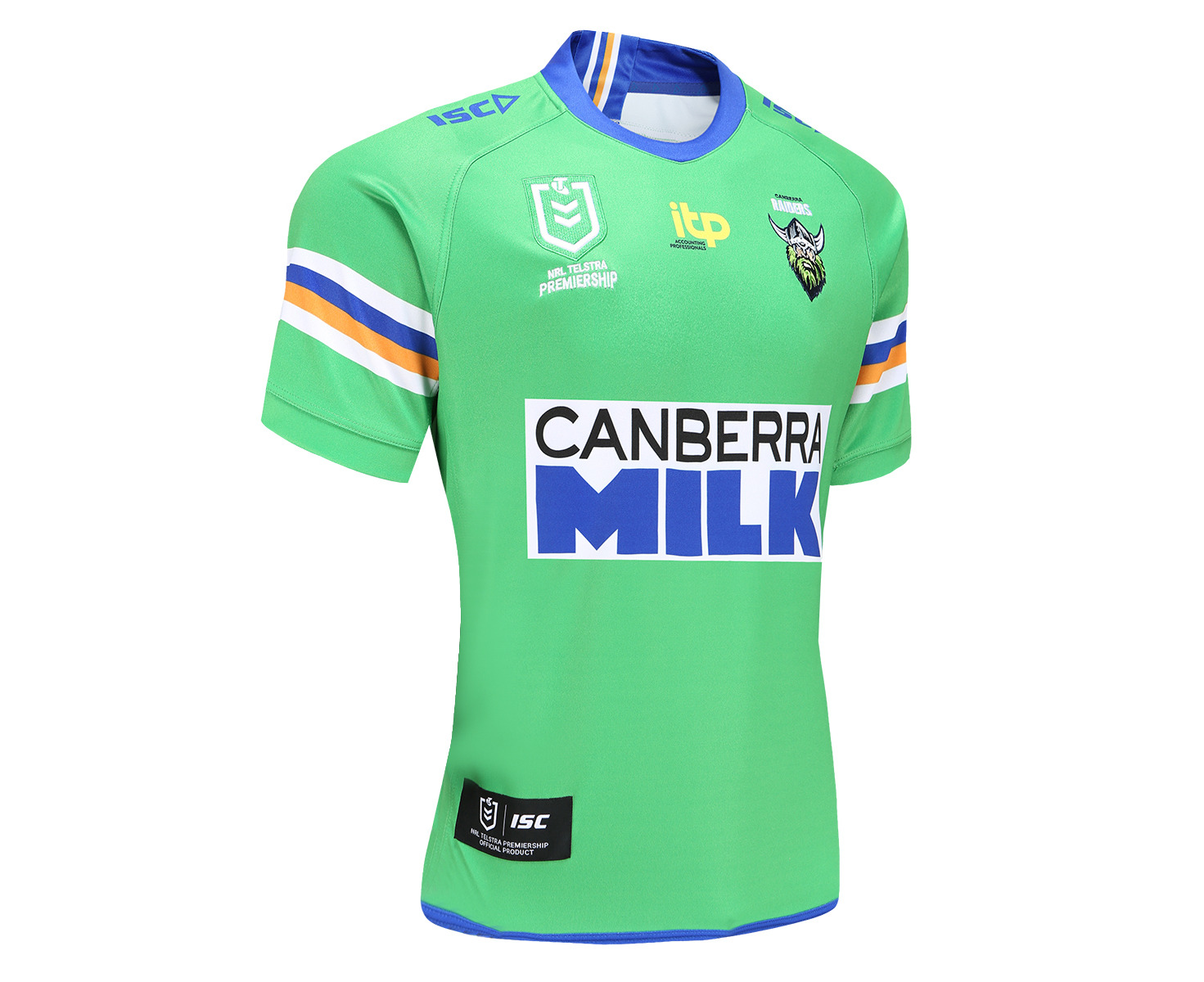 Canberra Raiders Jersey Mens Large 2021 Home NRL Milk Huawei Rugby Football