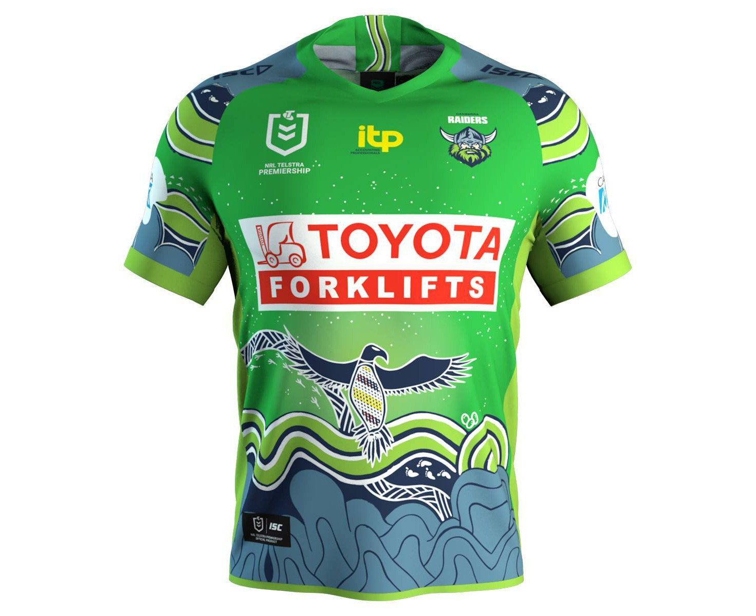 Canberra Raiders NRL ISC 2021 Indigenous Jersey Sizes S-5XL!