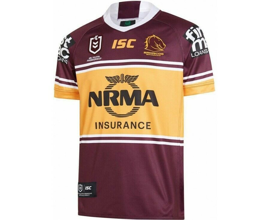 Brisbane Broncos 2019 NRL ISC Indigenous Jersey (S - 7XL)