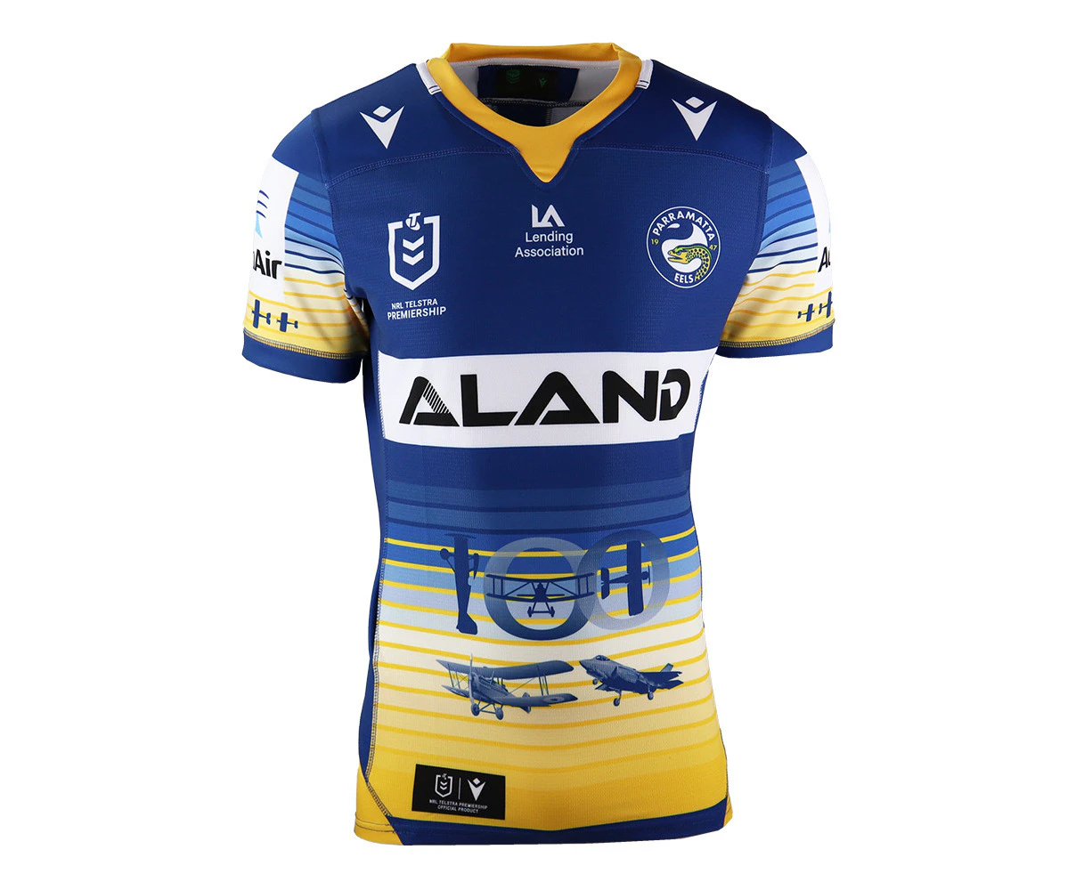 Parramatta Eels NRL 2021 Macron ANZAC Jersey Sizes S-6XL!