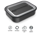 Bentgo 1.2L Stainless Steel Leak-Proof Lunch Box - Carbon Black