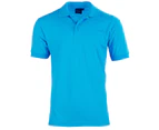 CONNECTION Cotton-Poly Men's Polo Shirt - Aqua Blue