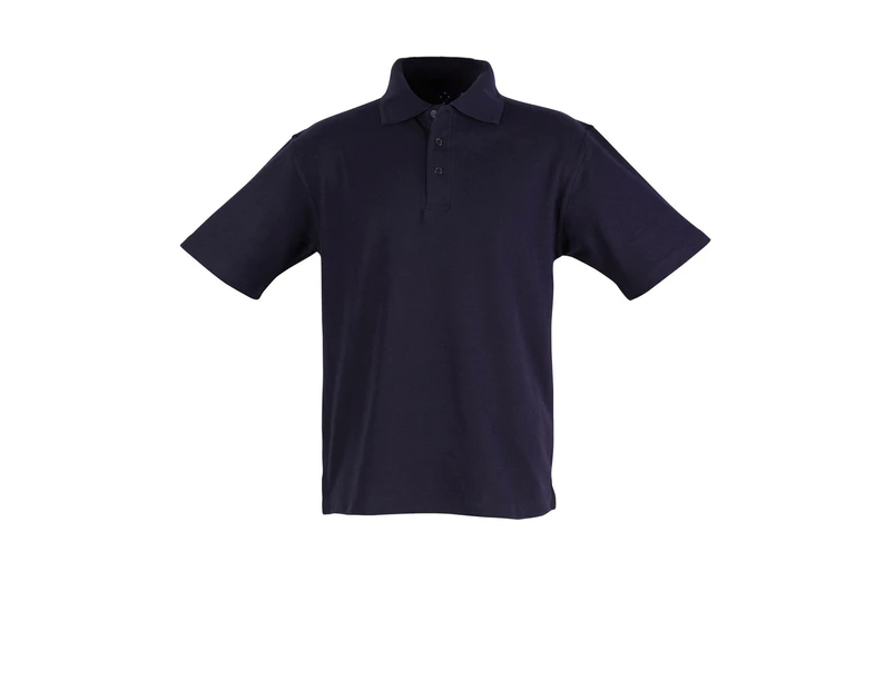 TRADITIONAL Polyester Cotton Kids Polo Shirt - Navy