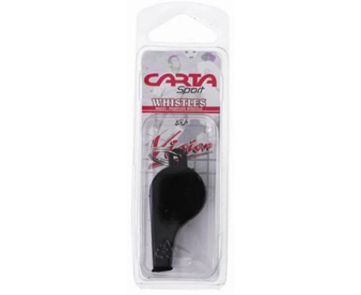 Carta Sport Vision Plastic Sports Whistle (Black) - CS526