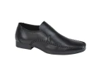Route 21 Mens Loafers (Black) - DF2196