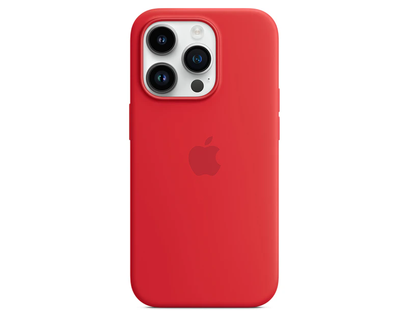 Apple iPhone 14 Pro Silicone Case with MagSafe - Product Red