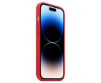 Apple iPhone 14 Pro Silicone Case with MagSafe - Product Red