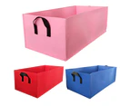 5Pcs Rectangle Thick Felt Tomato Vegetable Grow Bag Garden Planter Pot Container-Red - Red