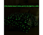 Dot Starry Sky Luminous Flannel Child Adult Office Sofa Nap Throw Blanket Cover-Starry Sky 1.0m * 1.5m - Starry Sky 1.0m * 1.5m
