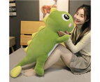 Sleeping Pillow Toy Dinosaur Shape Breathable Cotton Strong Flexibility Hugging Pillow for Girl-Yellow - Yellow