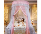 Household Dome Princess Bed Curtain Canopy Kids Room Mosquito Fly Insect Net-Yellow Pink - Yellow Pink