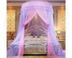 Household Dome Princess Bed Curtain Canopy Kids Room Mosquito Fly Insect Net-Yellow Pink - Yellow Pink