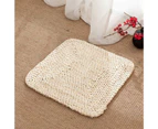 Floor Cushion No Care Required Non-slip Lightweight Natural Straw Woven Kowtow Cushion Daily Use -A - A
