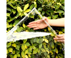 Rain Tarpaulin Transparent Thicken PVC High Toughness Anti-Corrosion Plant Cover for Garden -D - D
