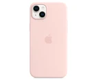 Apple iPhone 14 Plus Silicone Case with MagSafe - Chalk Pink