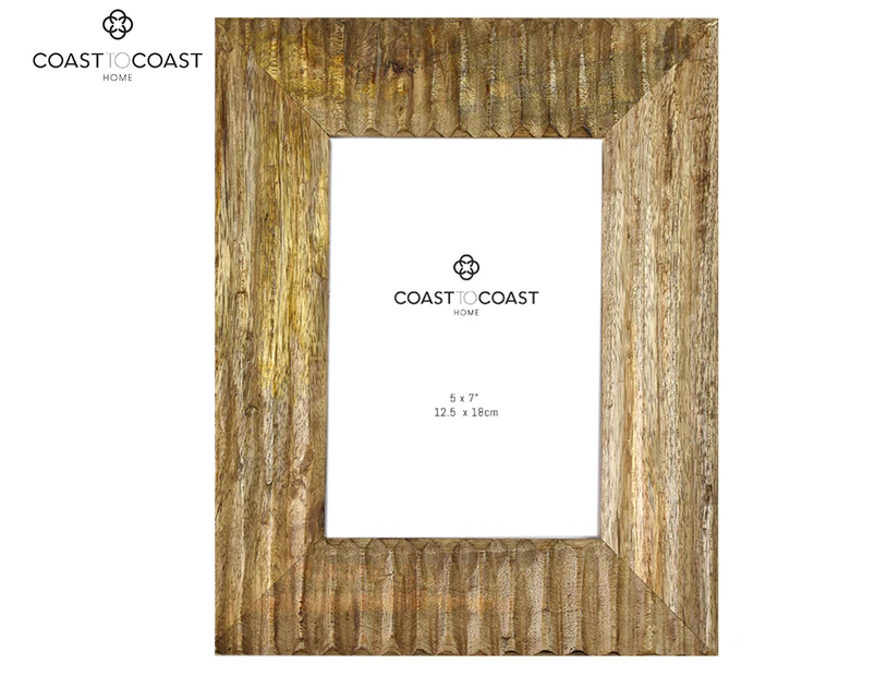 Coast to Coast 5x7" Callan Wooden Photo Frame - Natural