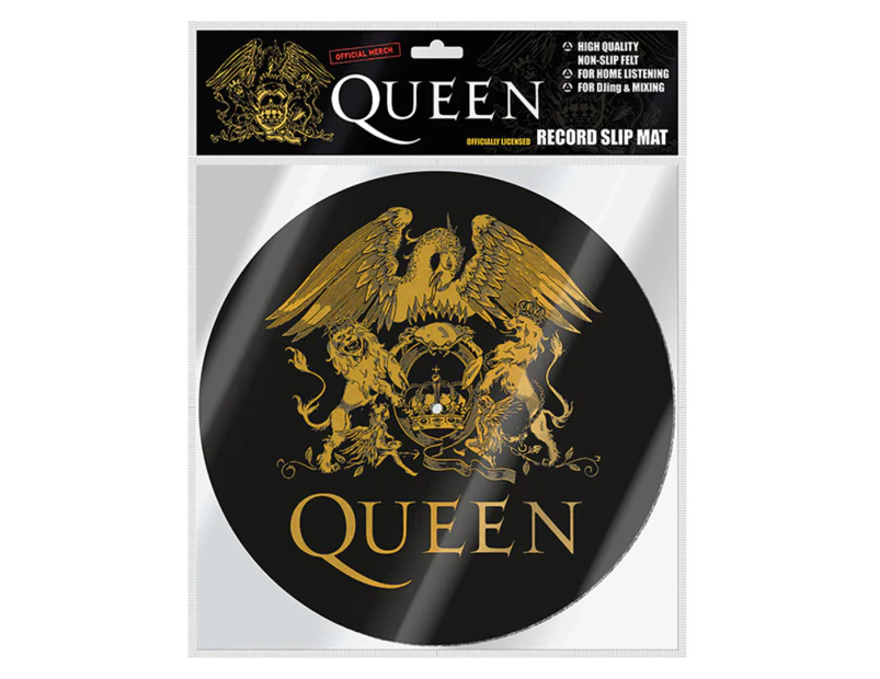 Queen Logo 12" Record Slip Mat