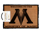 Harry Potter 40x60cm Ministry of Magic Door Mat - Natural