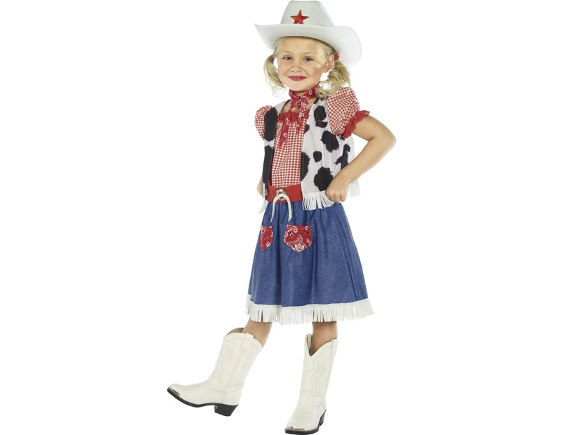 Cowgirl Sweetie Child Costume Size:7-9 Yrs