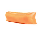 Inflatable Air Lounger Sofa Bed Outdoor Lightweight Camping Bed Beach Lounger Waterproof Inflatable Sofa - Orange
