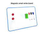 Magnetic double-sided small whiteboard Magnetic hard whiteboard double