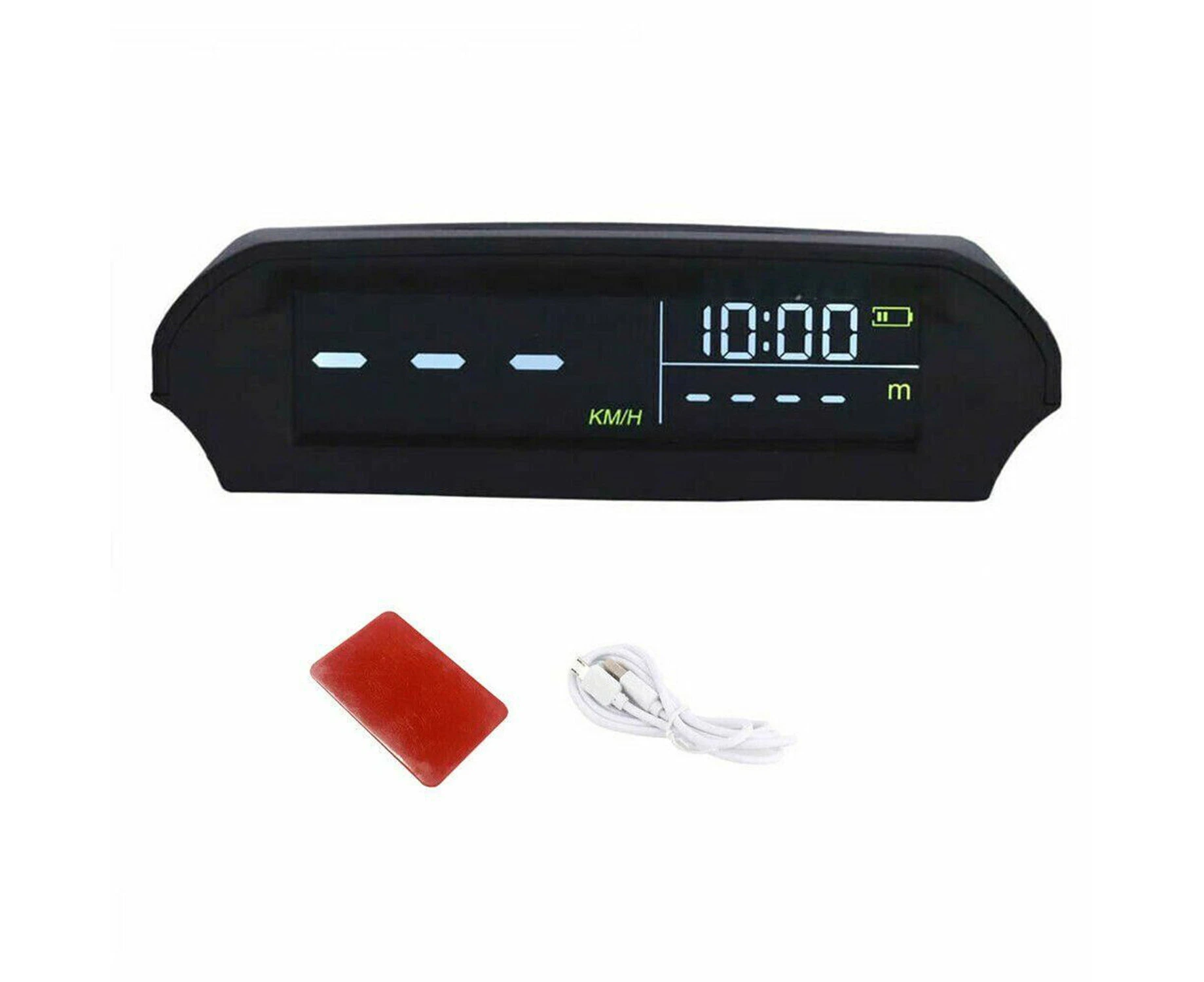 Wireless Solar Car HUD Head Up Display KMH & MPH Digital GPS Smart Speedometer