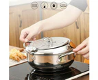 Japanese Tempura Fryer Frying Pan Pot Cooking Pot With Drain Rack