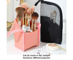 Makeup Brush Organizer Bag,High Capacity Portable Stand-Up Brush Holder